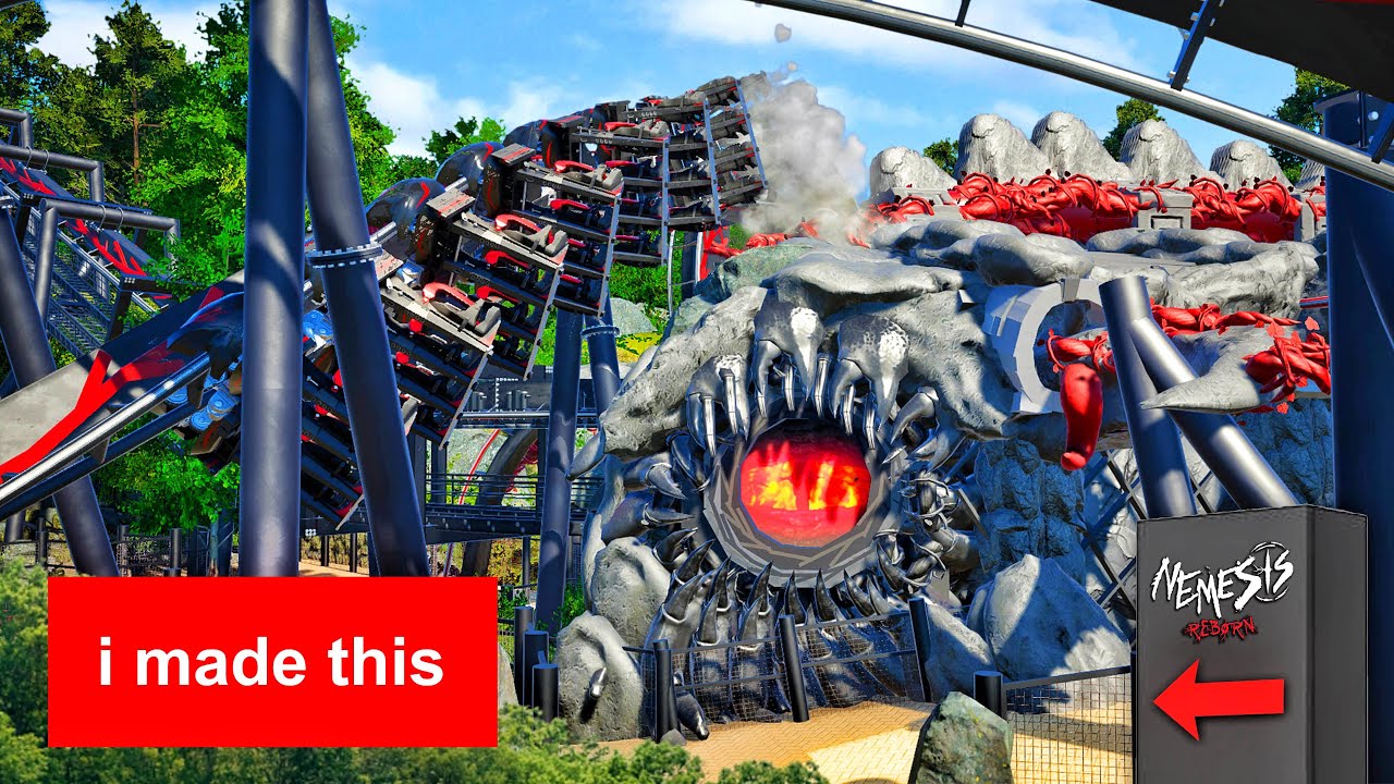 I REMADE the NEW Nemesis Reborn STATION!! - Alton Towers