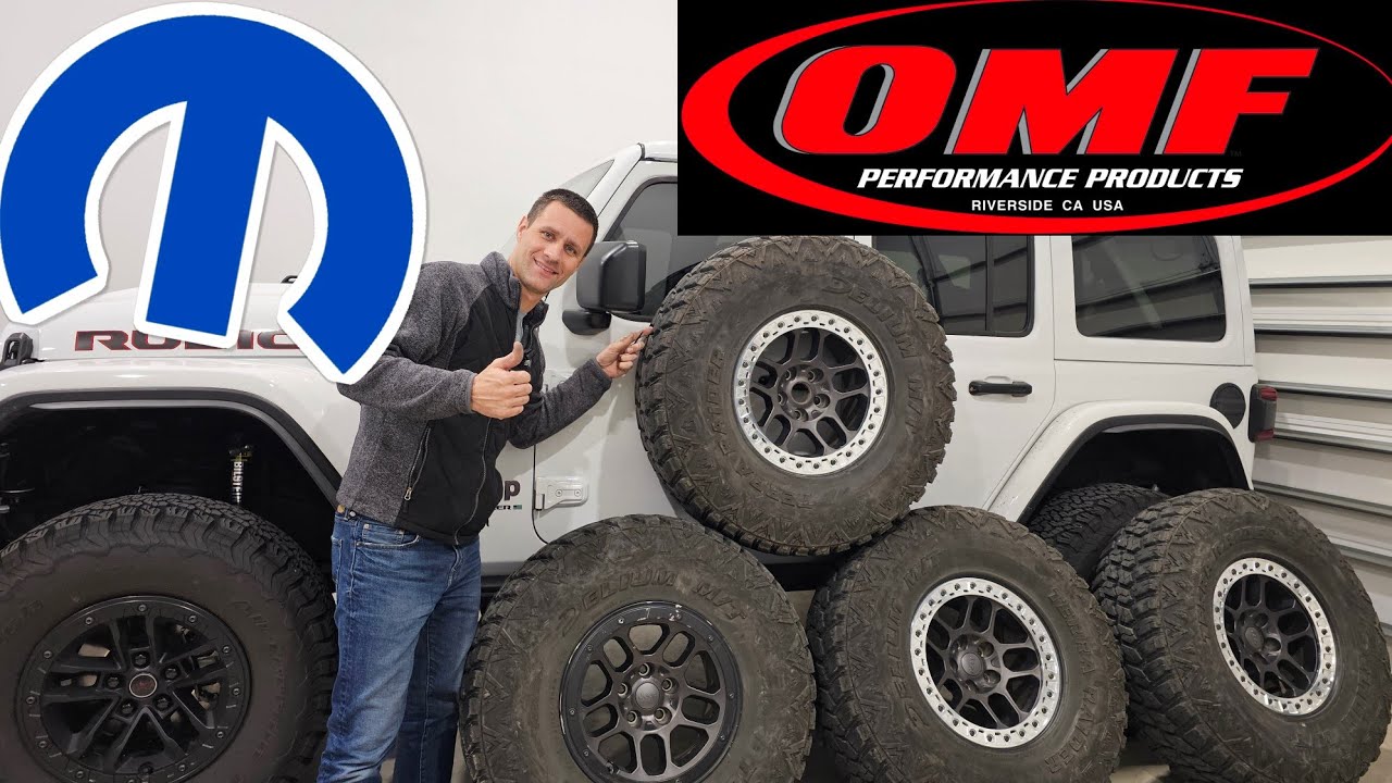 Установите систему блокировки бортов шин на ваши диски MOPAR с помощью OMF PERFORMANCE DIY 392 Je...
