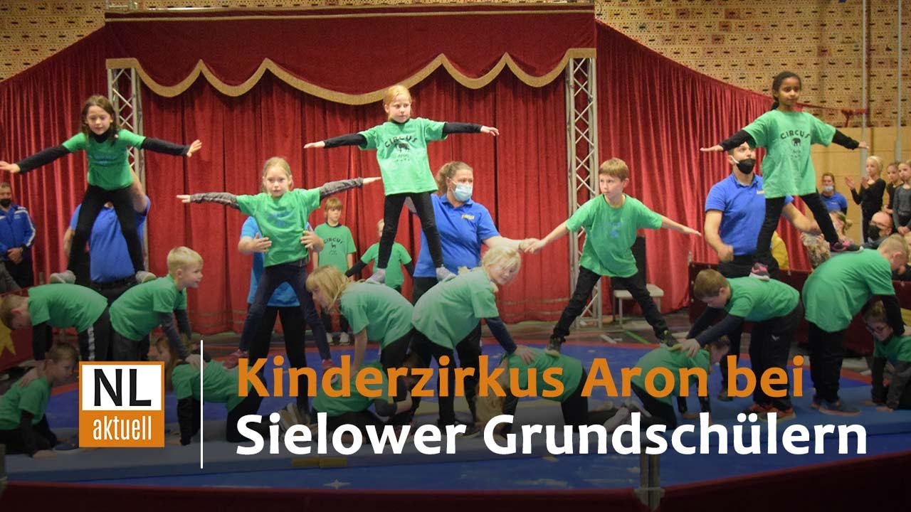 Kinderzirkus Aron in Cottbus | Sielower Grundschüler gestalten Vorstellung