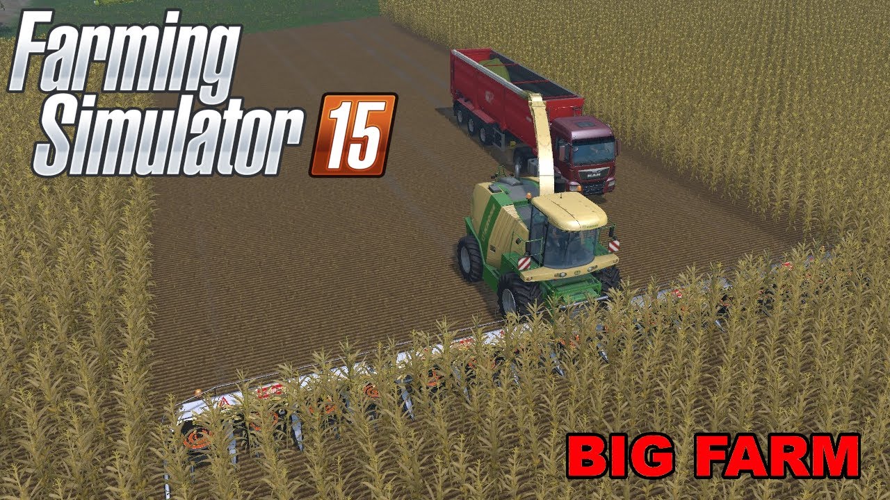 ⭐Corn Harvest BIG FARM | Farming Simulator 15 Time lapse  EP#3 |⭐