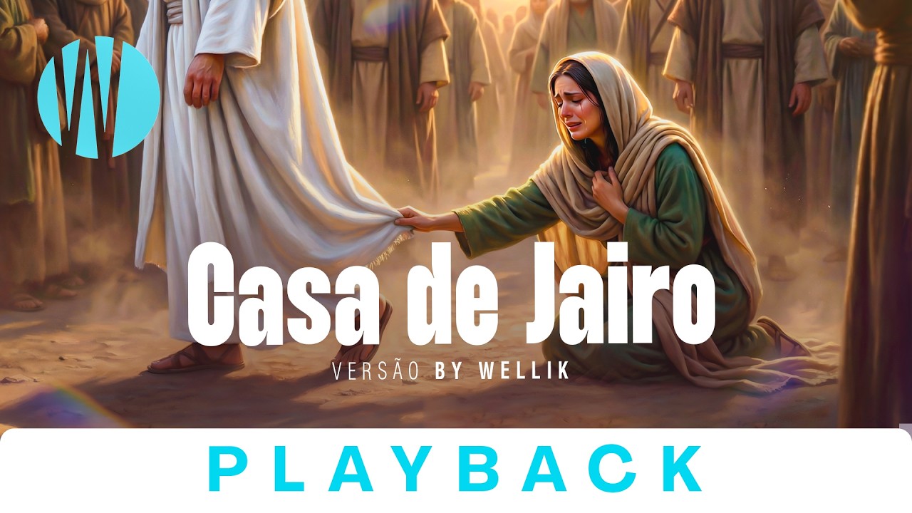 CASA DE JAIRO [ Playback com letra ] Louvor cover versão By Wellik
