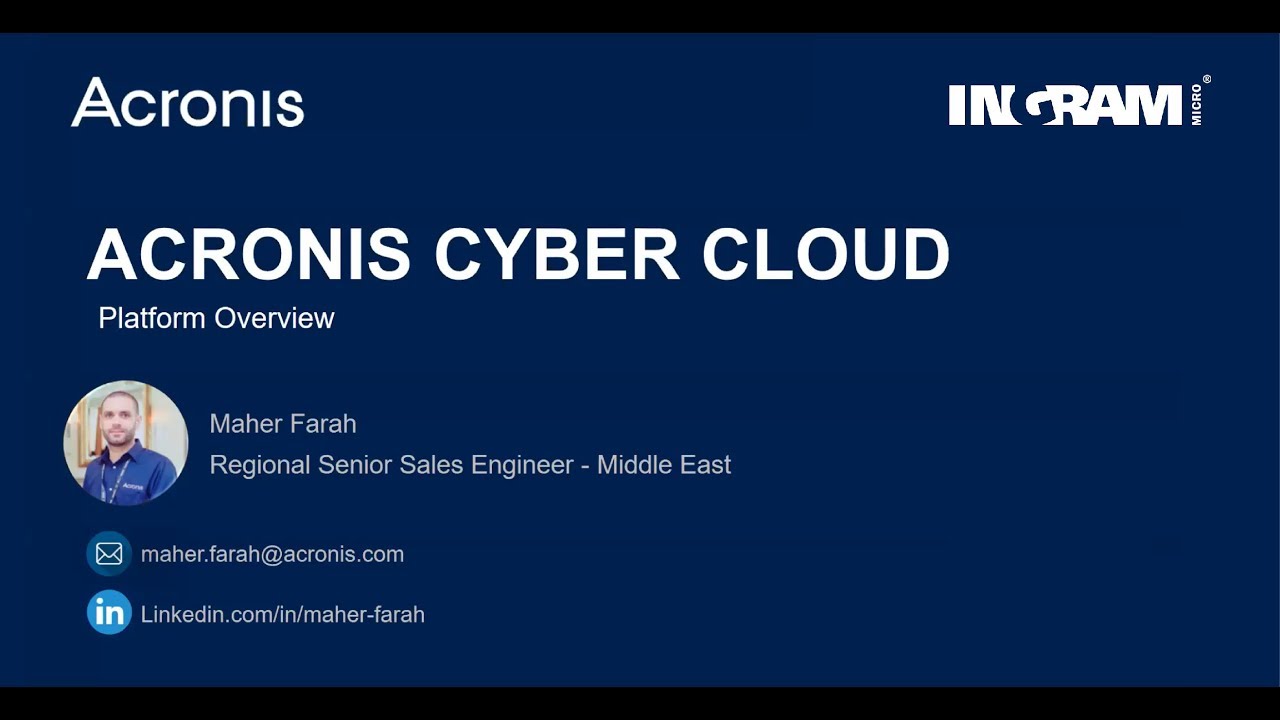 Introduction to Acronis Cyber Cloud