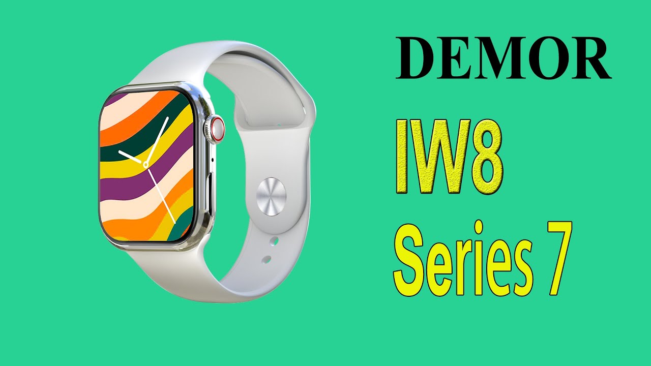 DEMOR IW8 Smart Watch Series 8 1.99inch Silver Shining Case IWO 2022 Best Smartwatch Unboxing Review