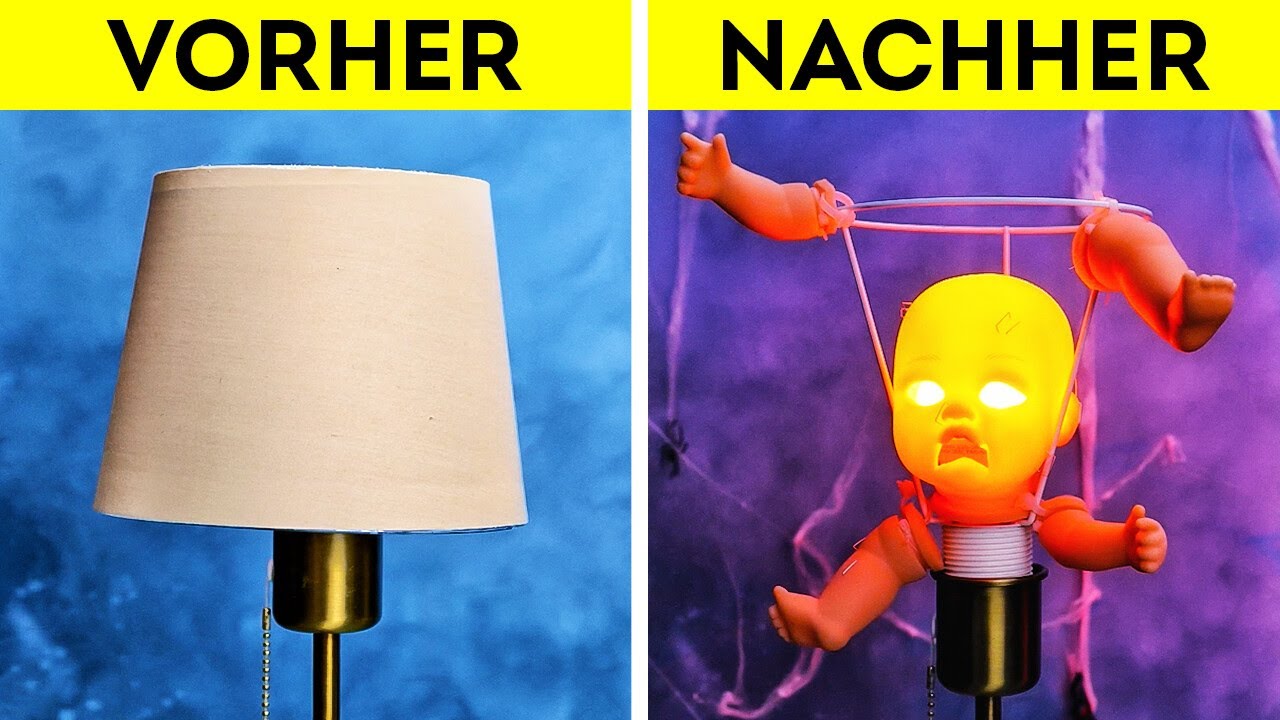KURZFRISTIGE HALLOWEEN-DEKO-IDEEN UND STREICHE