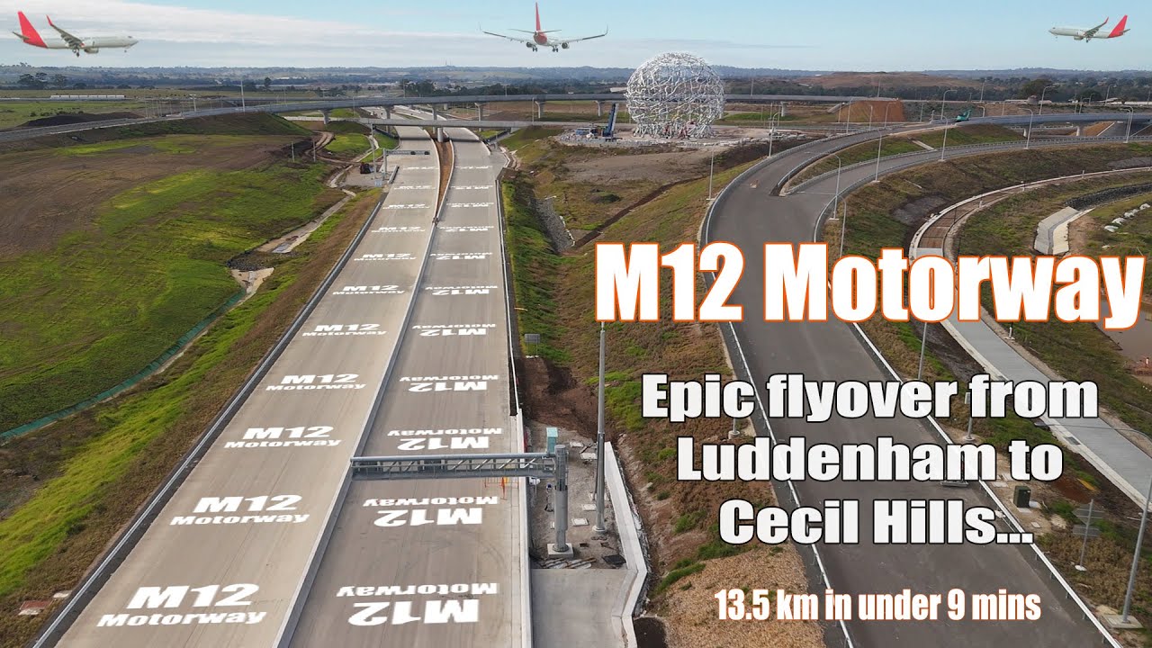 First full panoramic view of the new M12 MOTORWAY millions of travellers will use in the future
