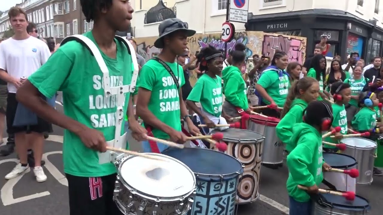 Notting Hill Carnival 2023 - South London Samba shows off adorable little drummers with big talents