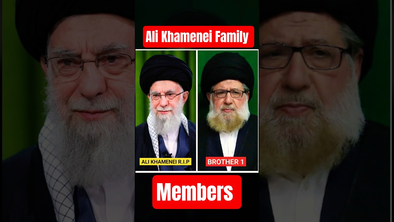 Ali Khamenei Family Members & Their Ages Revealed 🇮🇷 Supreme Leader Personal Life 2026 #shorts