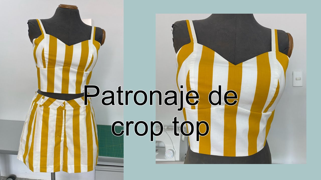 Patronaje de crop top