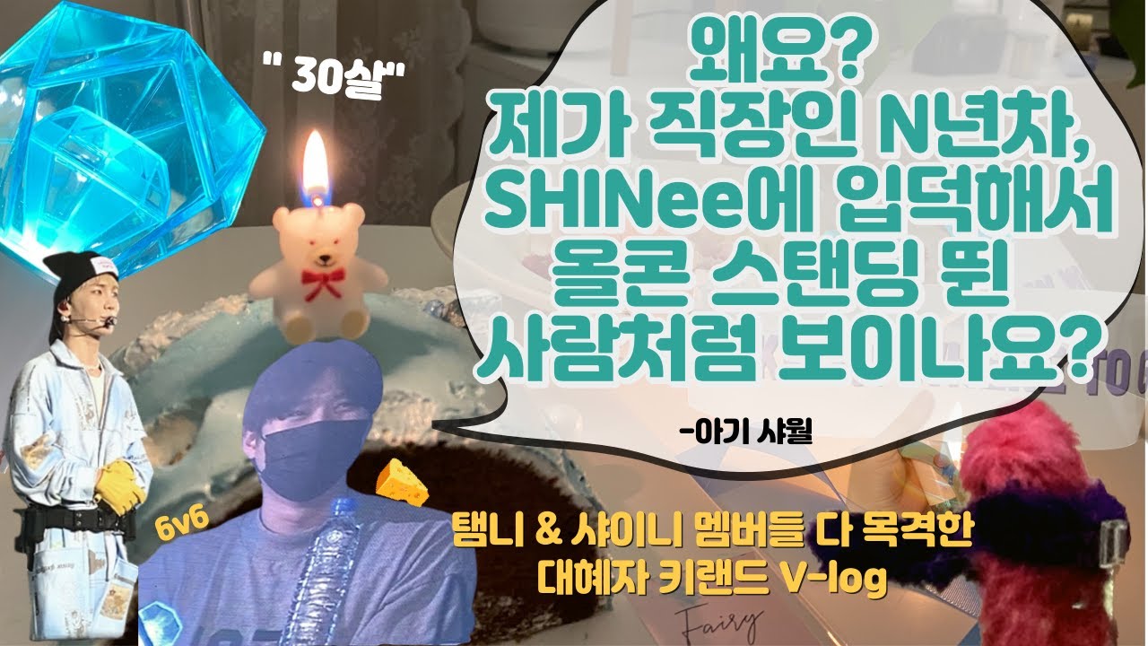 샤이니 키 KEYLAND 키랜드 | 직장인 덕질 브이로그 일상| 나혼산 라스 놀토 키 콘서트| 태민 민호 태연직캠| 스탠딩화 비추| 다이소 깔창| 장충체육관 스탠딩 시야