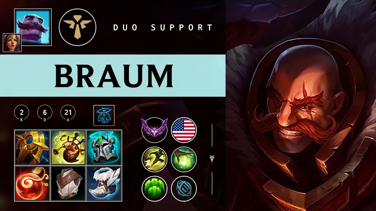 Braum Support vs Nami - NA Master Patch 26.01