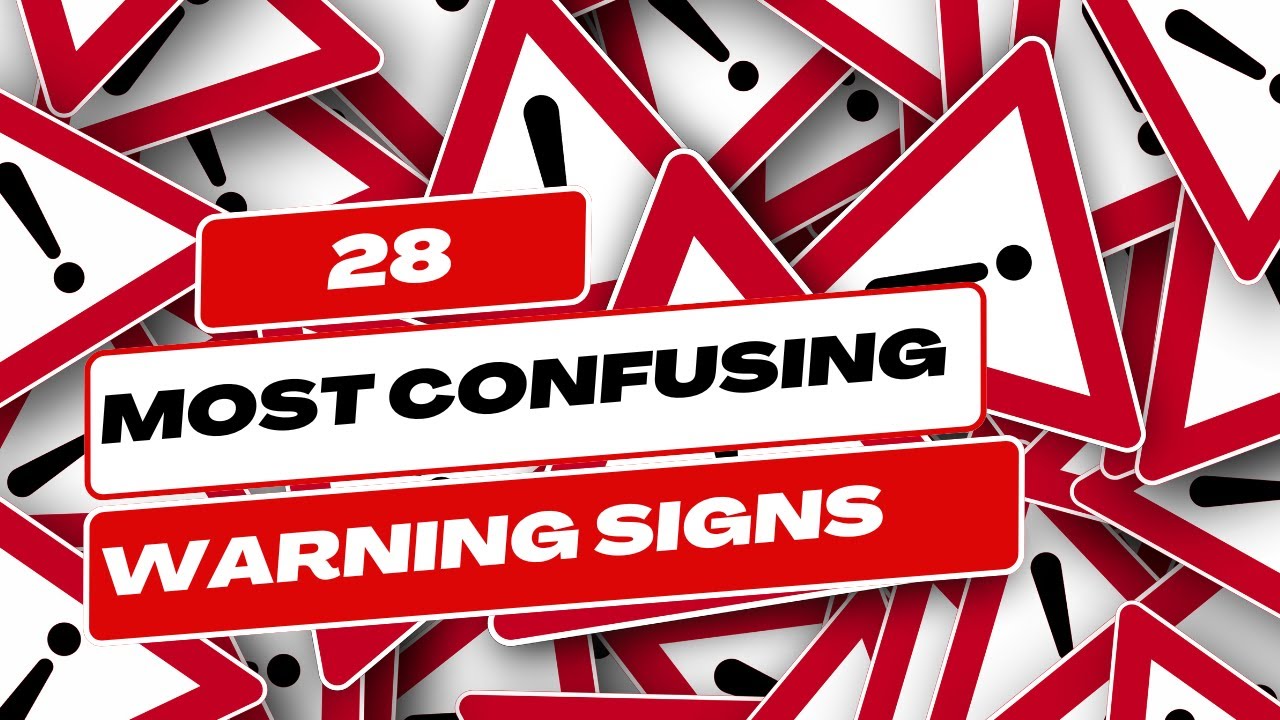 28 Most Confusing Warning Signs Explained | UK Traffic & Road Signs