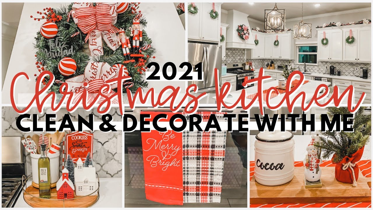 christmas decorate with me 2022 |  CHRISTMAS KITCHEN DECOR IDEAS 2021 | CHRISTMAS KITCHEN DECOR 2021