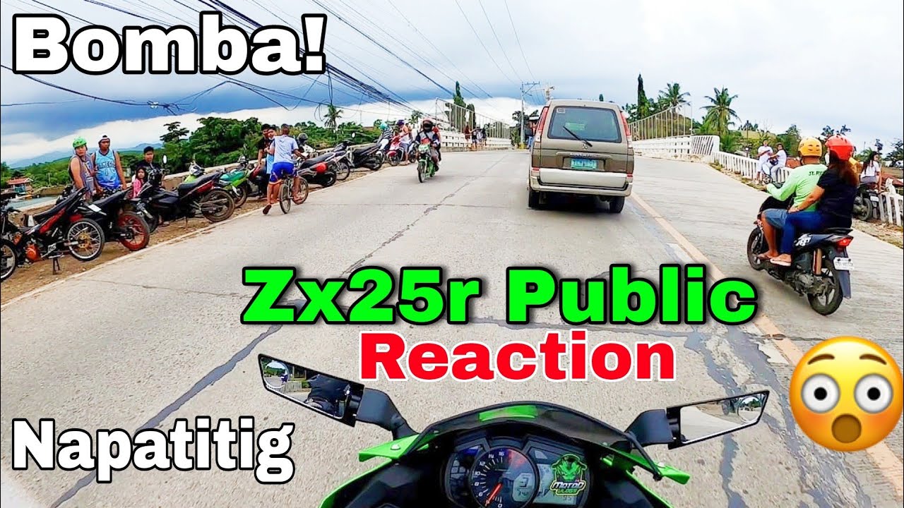 Zx25r Public Reaction 19 || Ganda ni ate! || Bali leeg bomba mga bata!