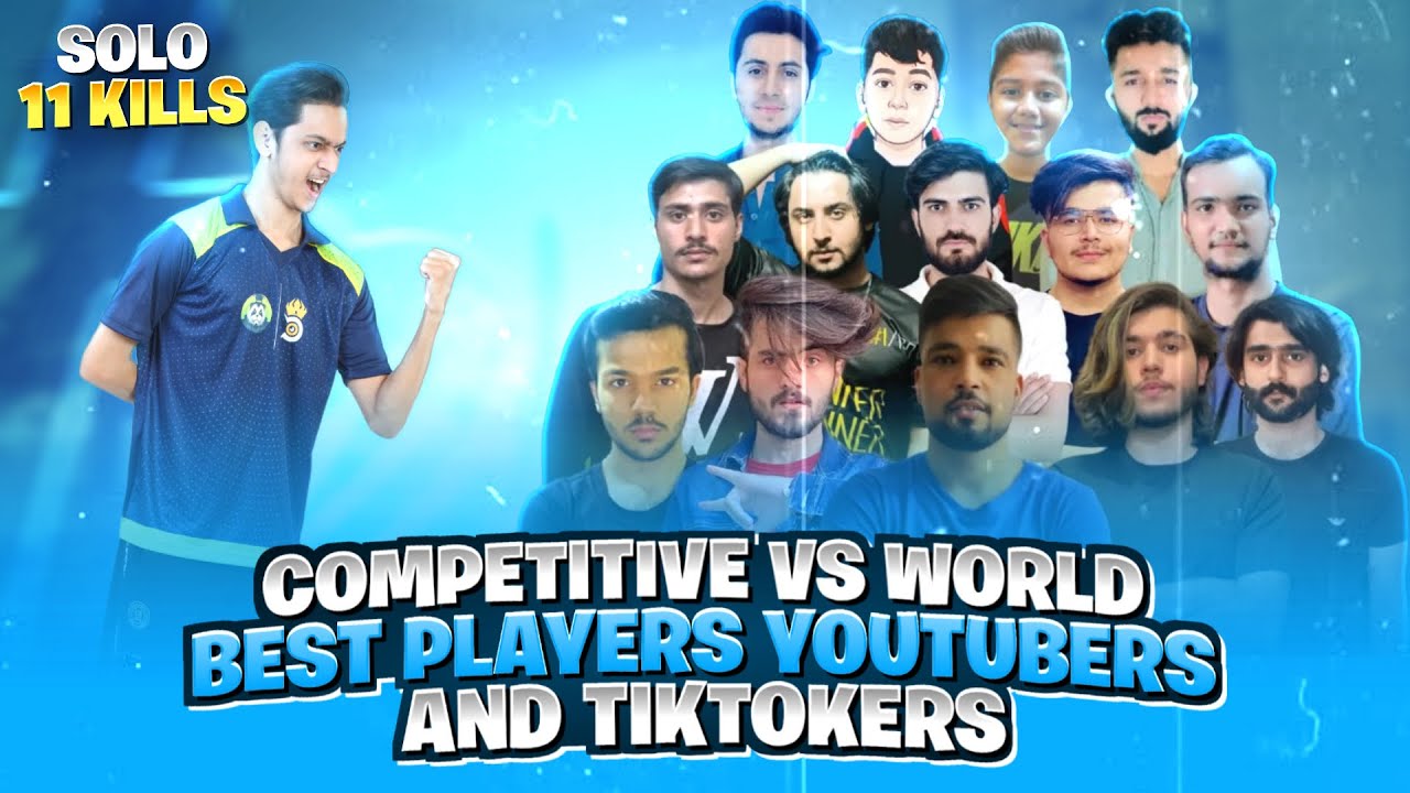 SOLO 11 Kills • World Best Player Vs Competitive• 26 Kills WWGD • Pikaoop