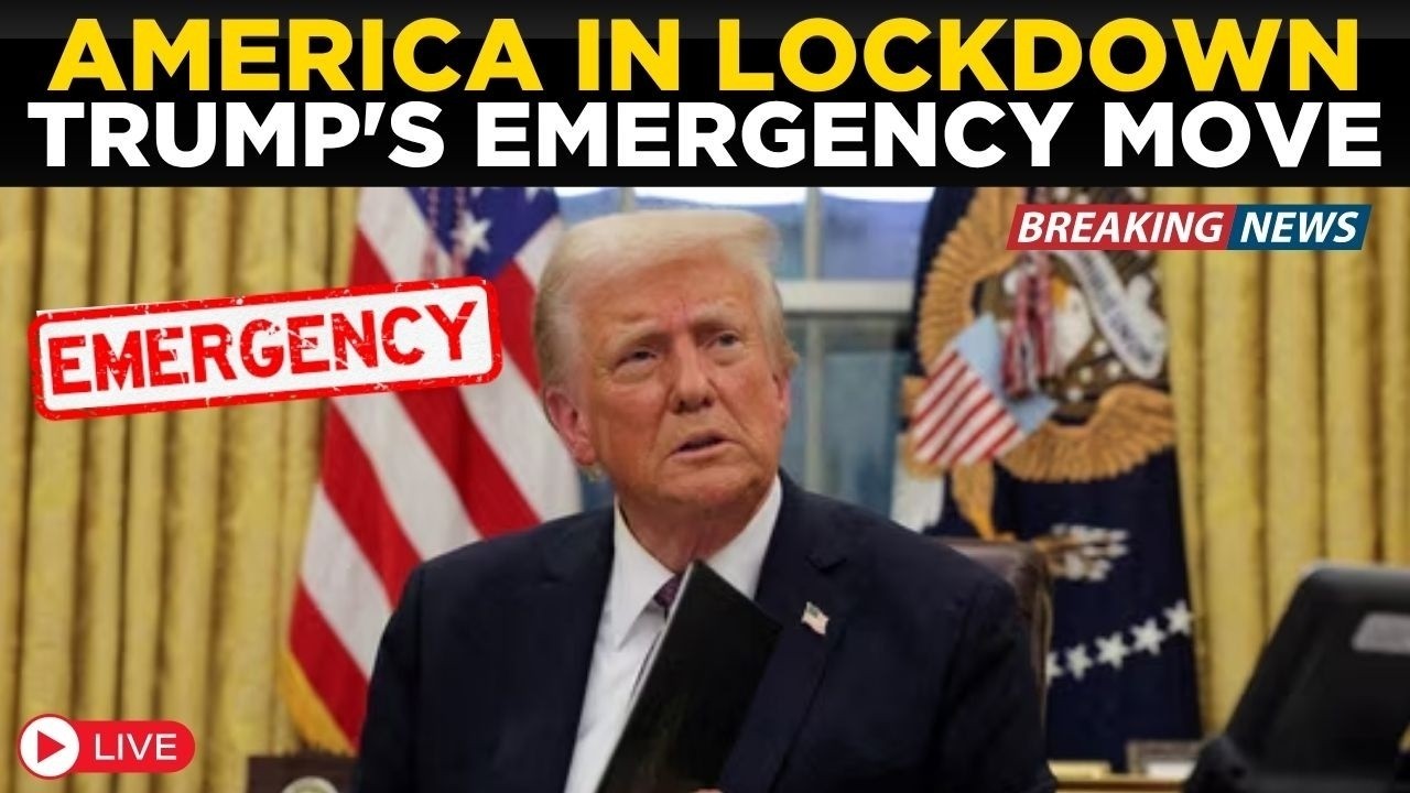 US NEWS Live: Trump Orders Immediate National Lockdown, America In Shock As Mideast Crisis Escalates