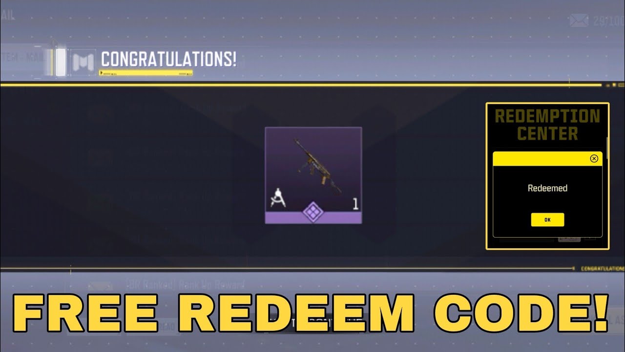 FREE Redeem Code for HG 40 - Golden Gears | COD MOBILE 