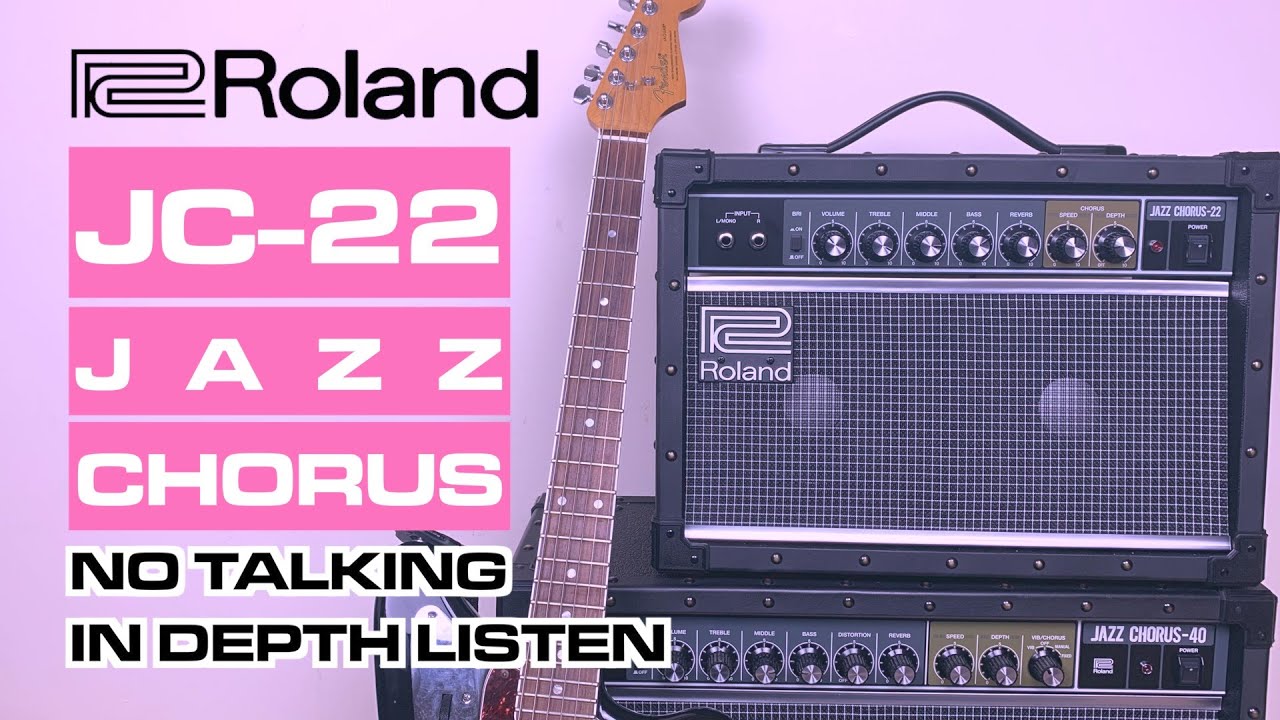 MY NEW ROLAND JC-22 JAZZ CHORUS AMP with PEDALS, EFFECTS LOOP, IN AMP EFFECTS & MORE | IN STEREO!