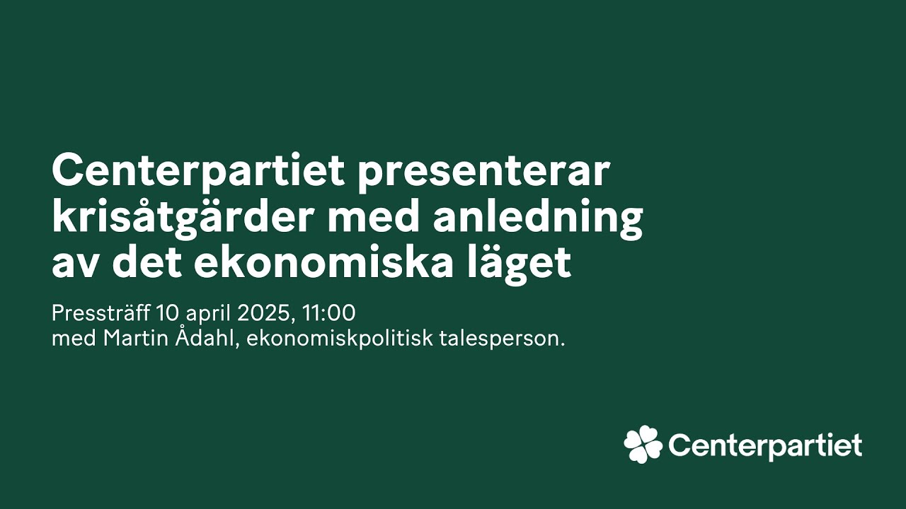 Pressträff 10-04-2025