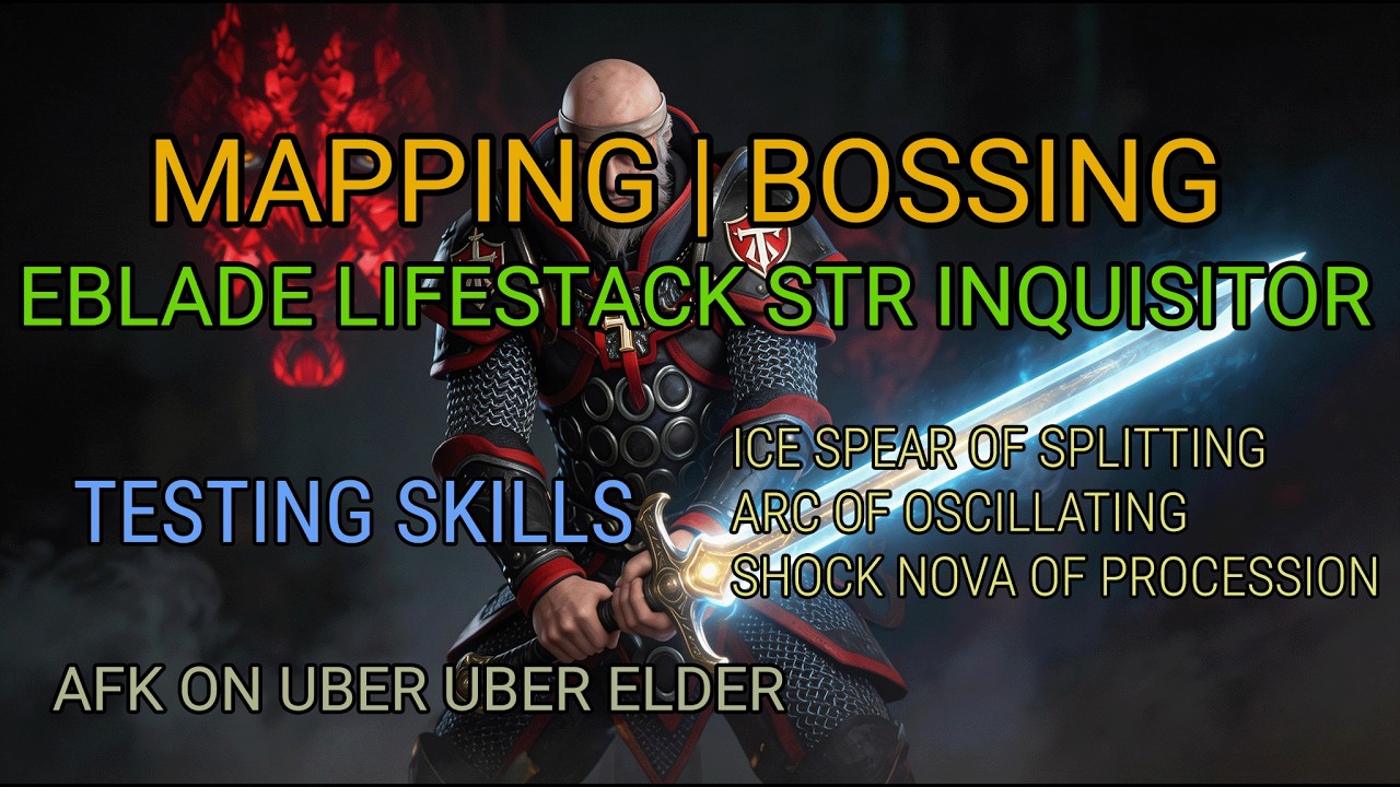 Build Update Lifestack STR Inquisitor Energy Blade | Mapping | Bossing | 3.28 Mirage