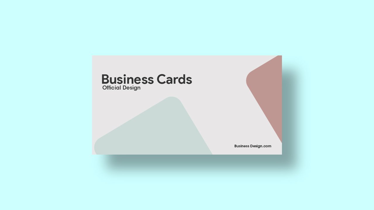 How to Create Business Card Design | Adobe Illustrator | M A Tutorials