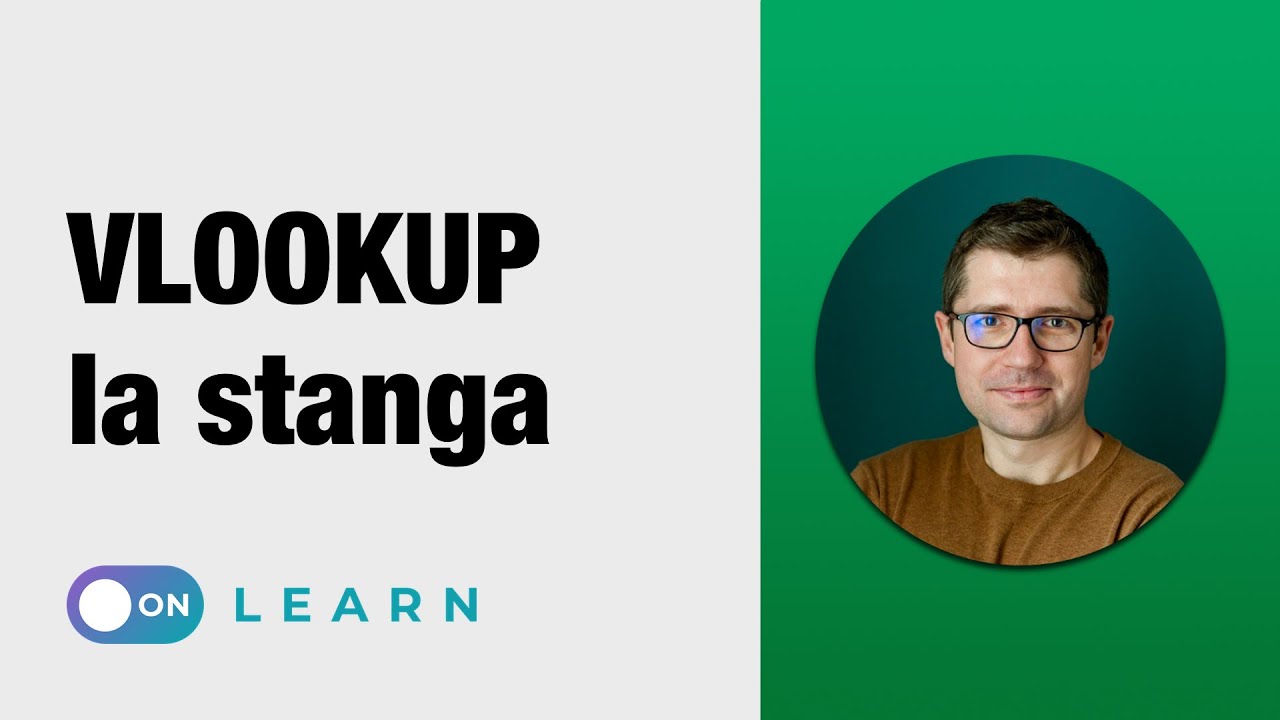 VLOOKUP la Stanga - 2 moduri - INDEX + MATCH si XLOOKUP
