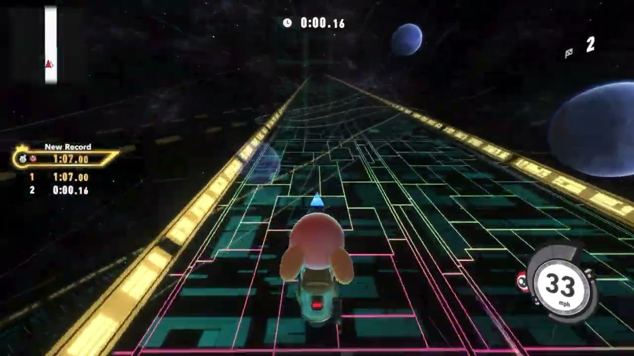 Kirby Air Riders - Air Ride Free Run: Nebula Belt with Waddle Doo