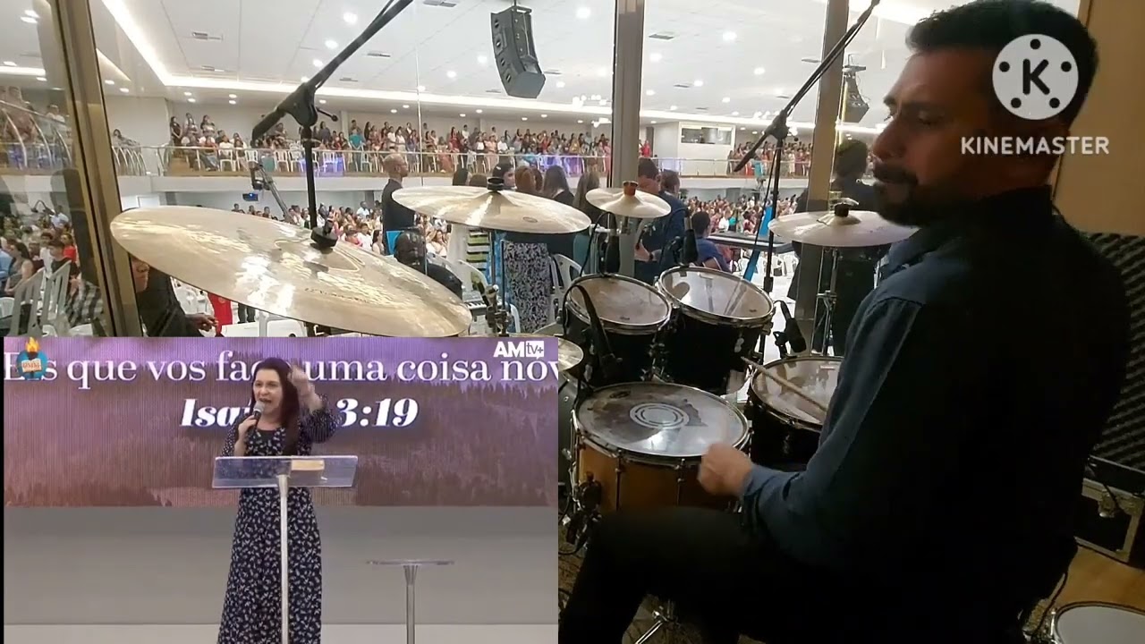 Drum Cam - Salmo 91 (Tocando com a cantora @cantoraeliaoliveira )