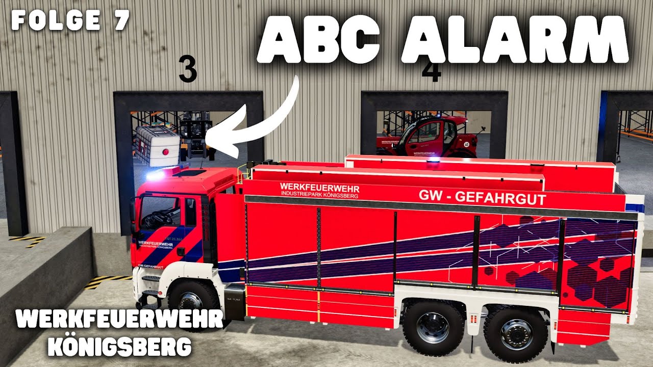 Werkfeuerwehr K&ouml;nigsberg - ABC ALARM sorgt f&uuml;r Gro&szlig;einsatz! S&auml;ure droht auszulaufen! 😷