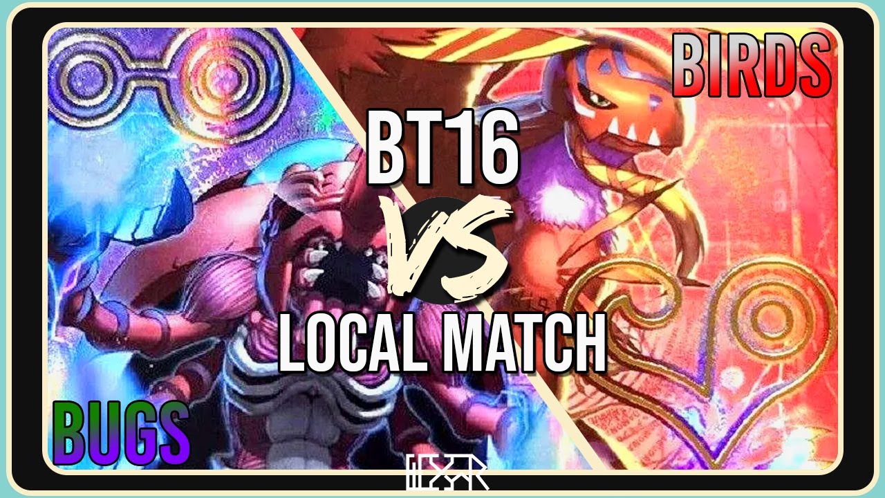 TyrantKabuterimon vs Phoenixmon X [Digimon TCG BT16 Local Match] Match Commentary & BONUS GAMES FIX