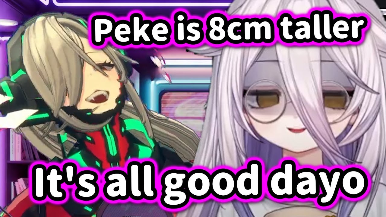 Zen reacts to Henya Coping so hard after learning that she’s Smaller than Peke