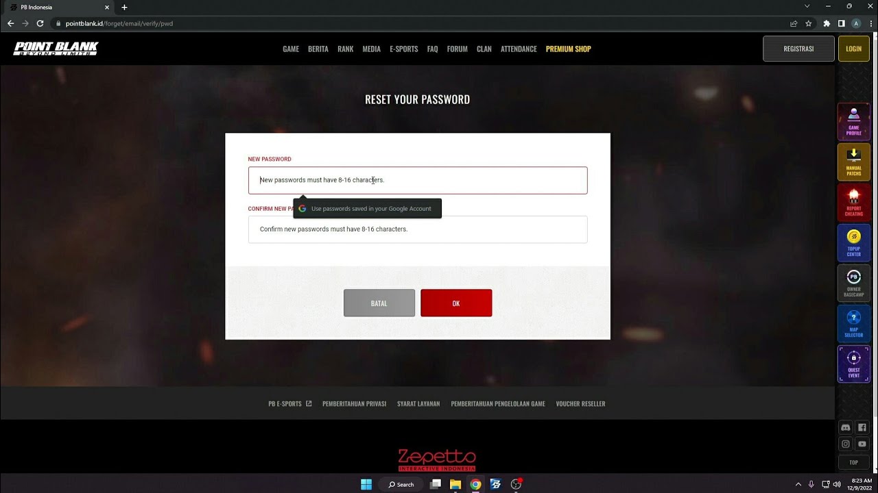 CARA MUDAH MENGEMBALIKAN AKUN PB ZEPETTO YANG HILANG TERKENA HACK LINK PHISING AUTO KEMBALI 100%