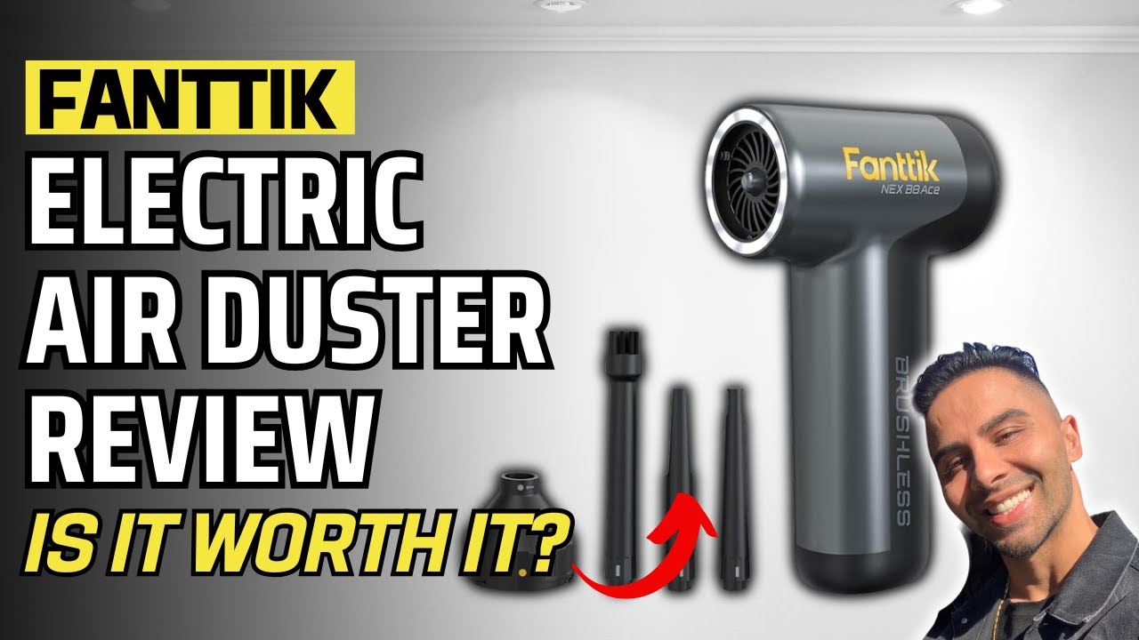 FANTTIK B8 Ace Electric Air Duster Review: Powerful Cordless Dust Blower for PC & Keyboard Cleaning!