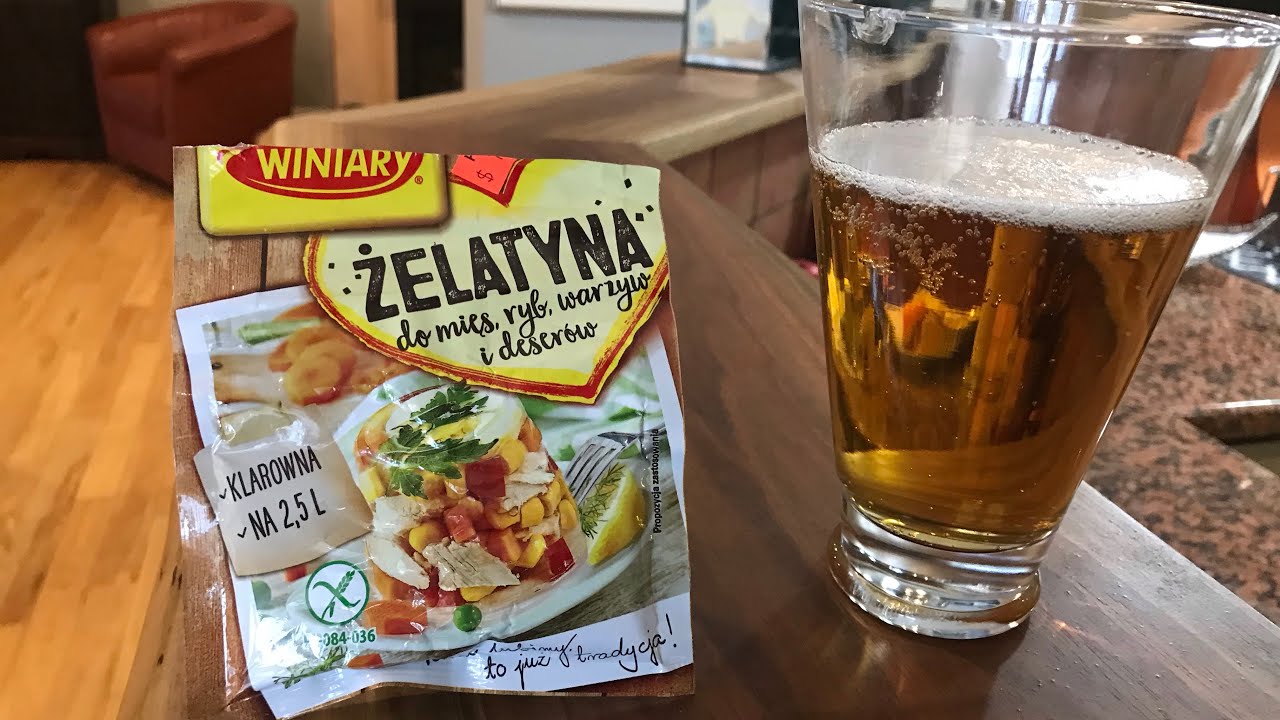 Klarowanie  Piwa Zelatyna / How to get Clear Beer (Adding Gelatin)
