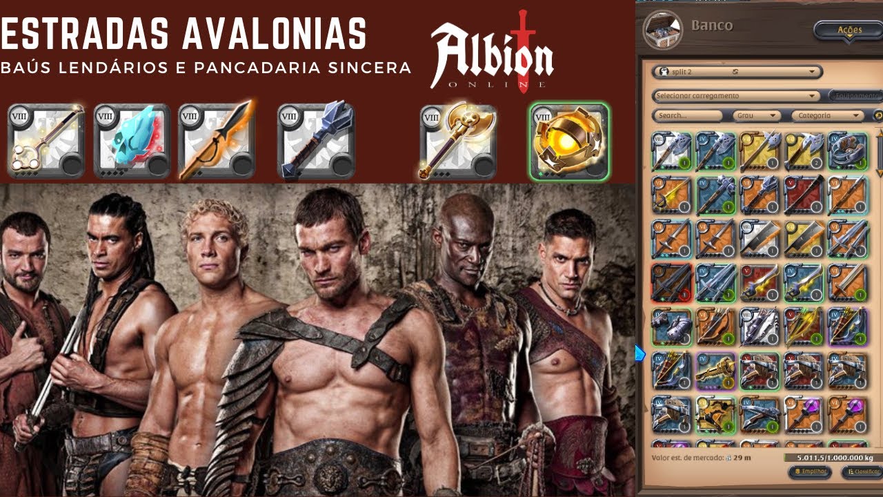 BA&Uacute;S LEND&Aacute;RIOS E PANCADARIA SINCERA| ESTRADAS AVALONIANAS| ALBION ONLINE