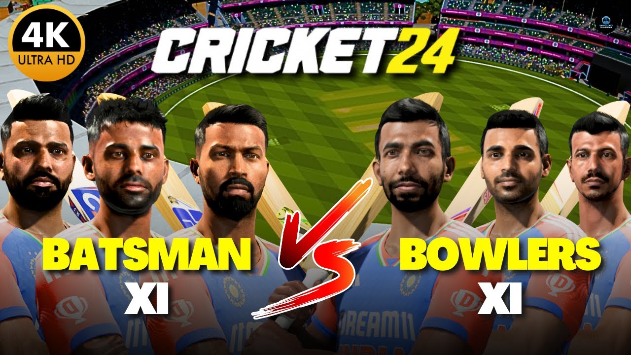 BATSMAN XI VS BOWLERS XI TRHILLER T10 MATCH | CRICKET 24 HIGHLIGHTS