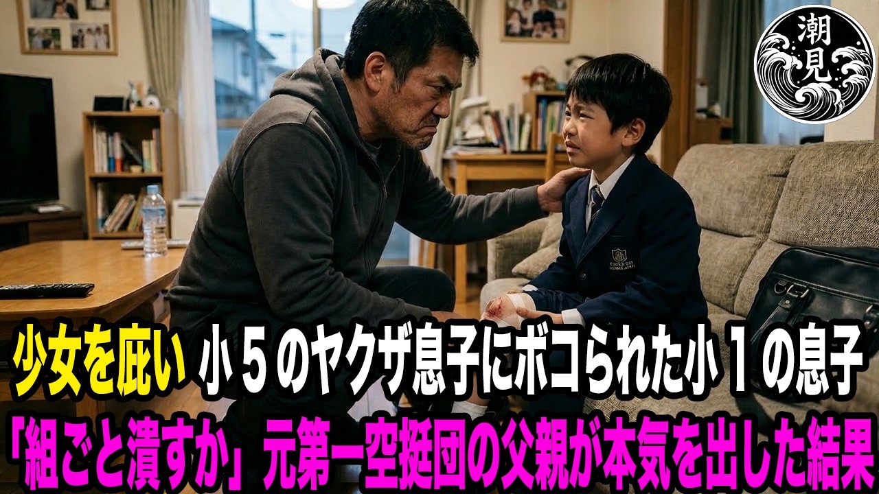 少女を庇い小5のヤクザ息子にボコられた小1の息子。「組ごと潰すか」元第一空挺団の父親が本気を出した結果【感動する話】