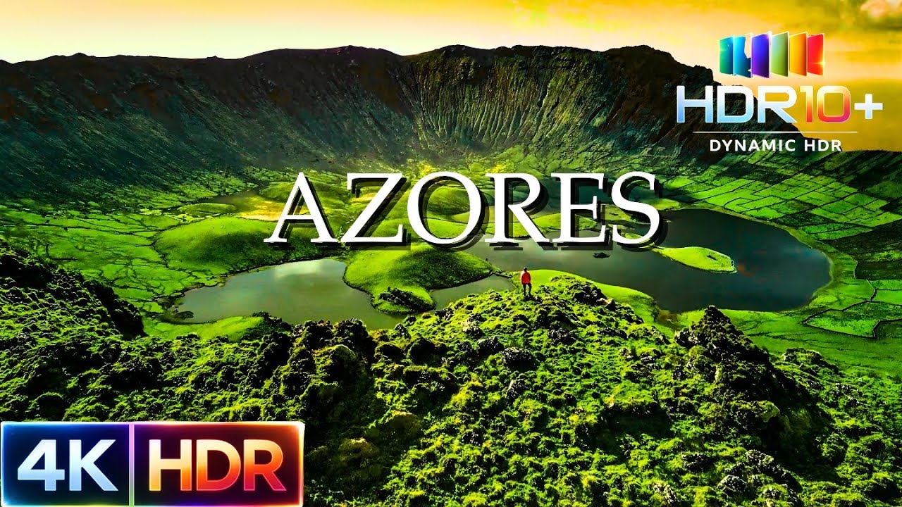 Azores Portugal in 4K HDR | Relaxing Cinematic Travel Film (60FPS) (4k/8K OLED TV)