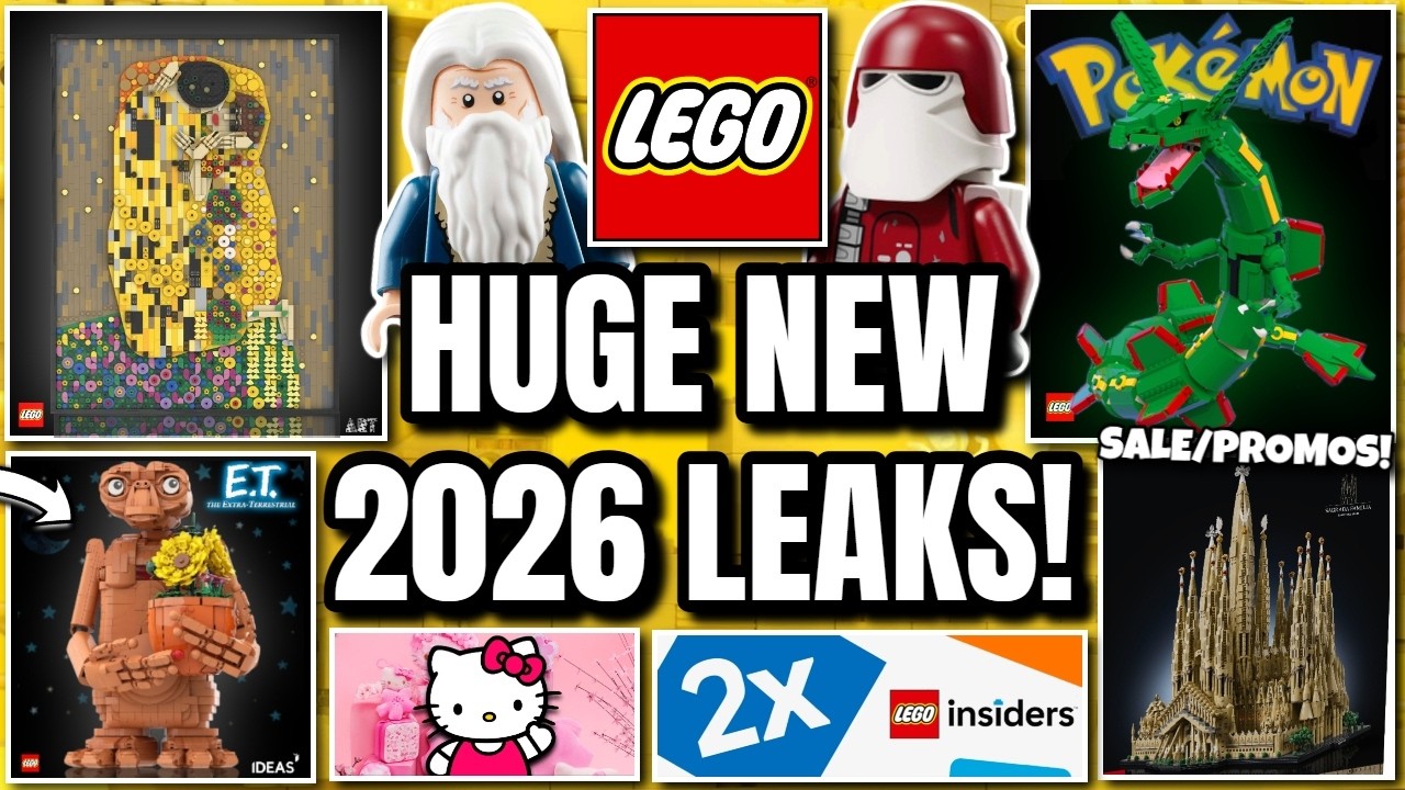НОВЫЕ УТЕЧКИ LEGO! (Pokemon, Art, Promos, Ideas И МНОГОЕ ДРУГОЕ!)