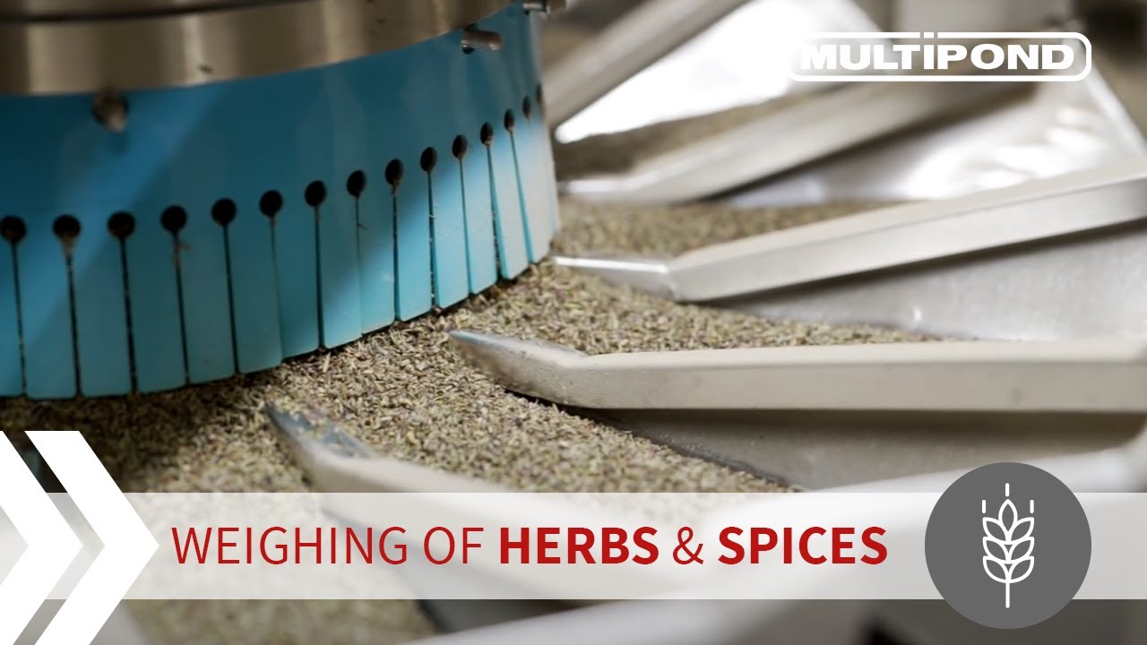 Weighing of herbs and spices | Multihead weigher | MULTIPOND