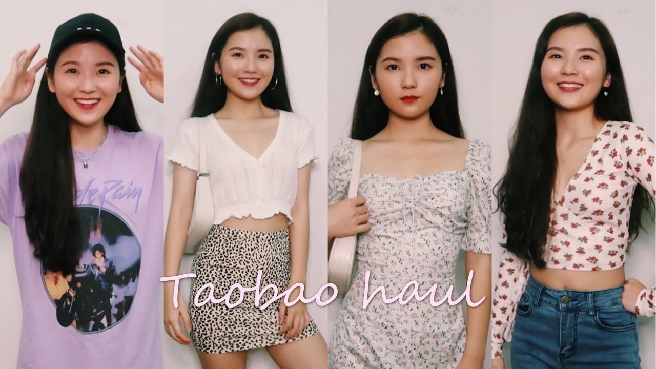 (Eng subs) 淘宝购物穿搭 Taobao try on haul 2020