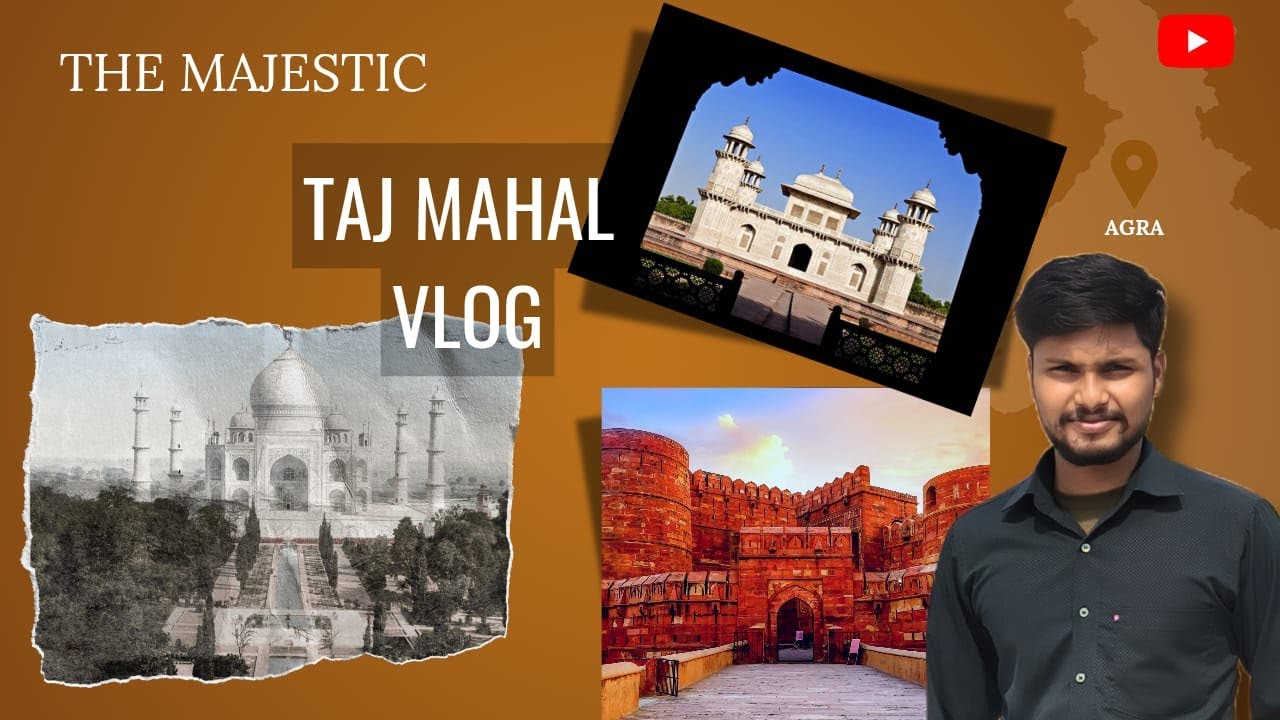 The Agra Vlog || First vlog || Taj Mahal || Agra fort || Solo Trip 😀