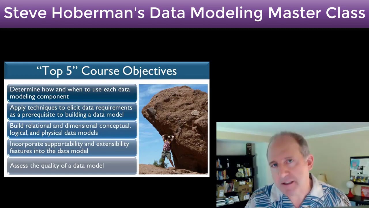 Steve Hoberman - Data Modeling Master Class Overview