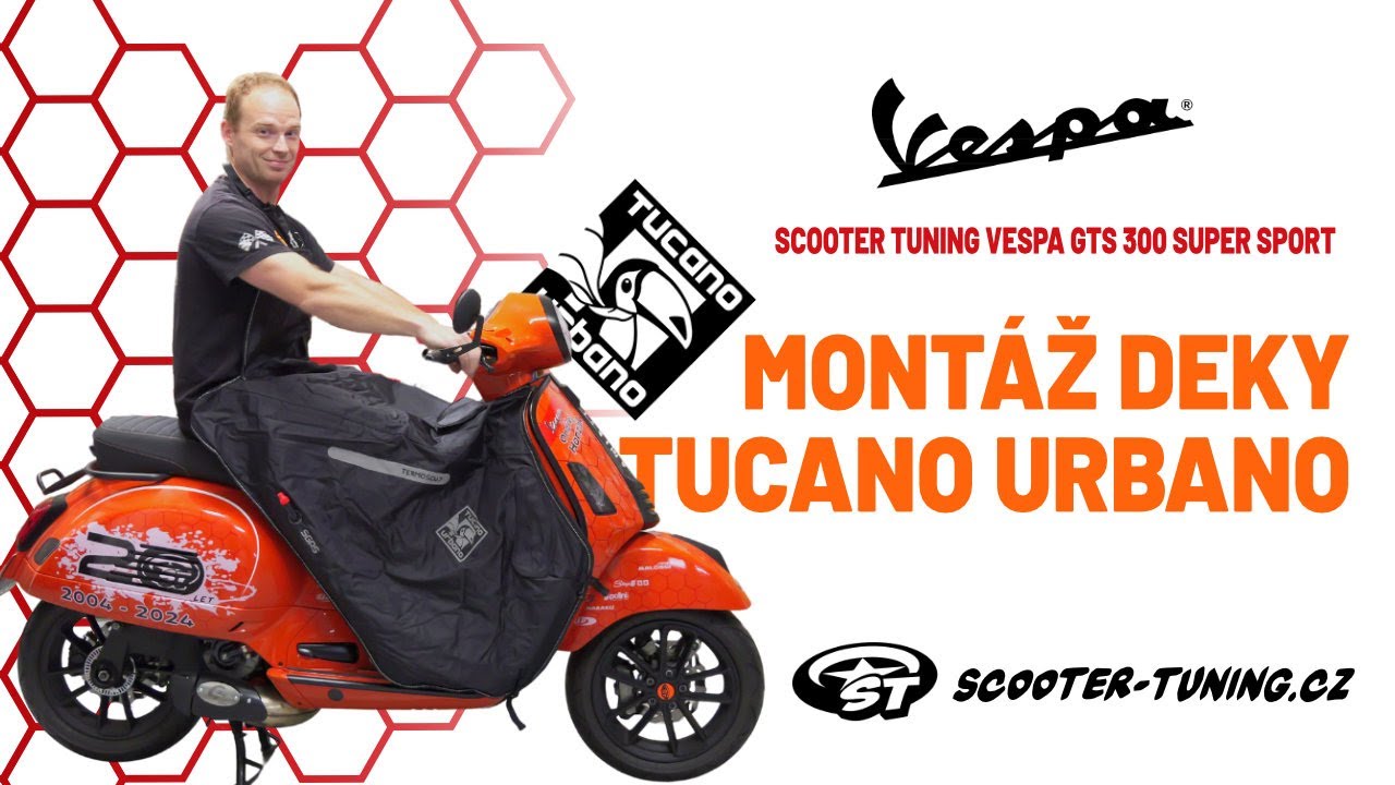 Tuning VESPA GTS Super 300 Sport: Montáž deky Tucano Urbano