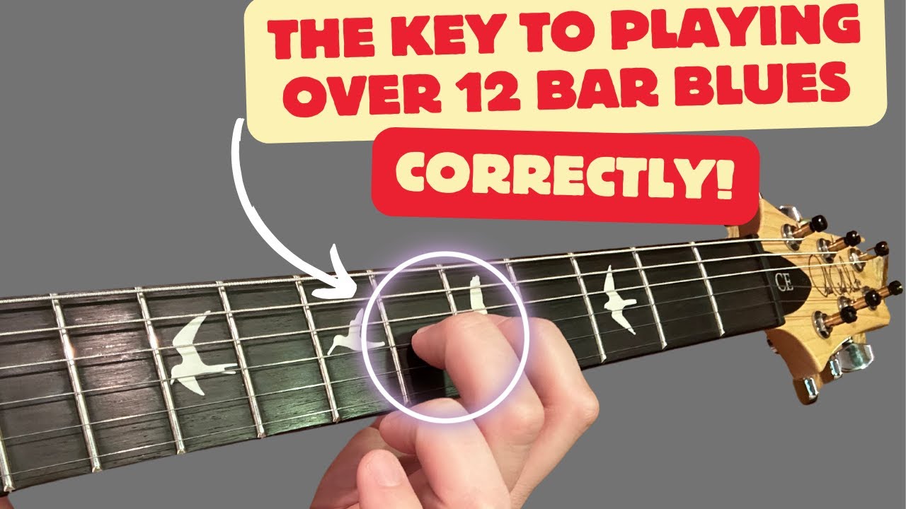 How to Solo Over a 12 Bar Blues Correctly! - Part 1