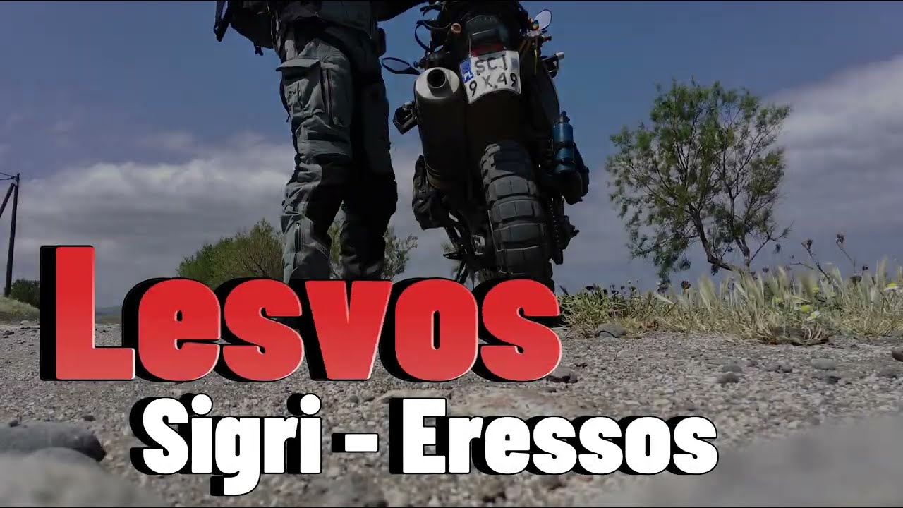 Lesvos Greece 🇬🇷🇬🇷🇬🇷 offroad on motorcycle. From Sigri to Eressos