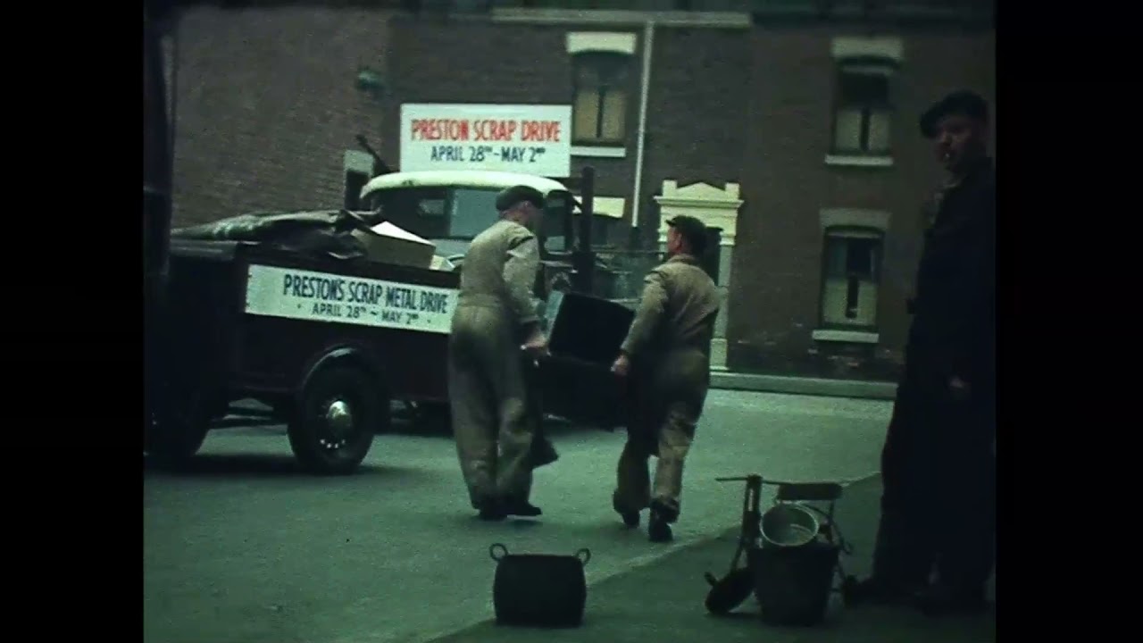 Steel Scrap Drives in Bolton, Preston and Liverpool  (1952)
