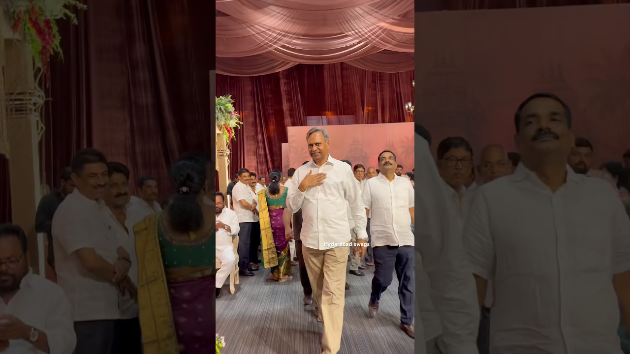 BRS MLA Palla Rajeshwar Reddy Attended Wedding In Hyderabad #brsvscongress #viralvideo #politician