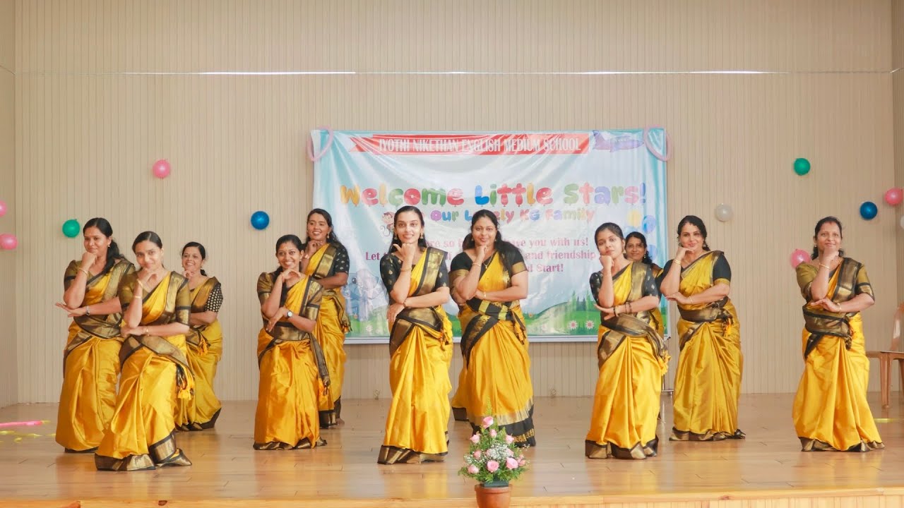 A Joyful Welcome for our Little Stars ⭐ Jyothianz Teachers danced their Hearts out to Welcome the...