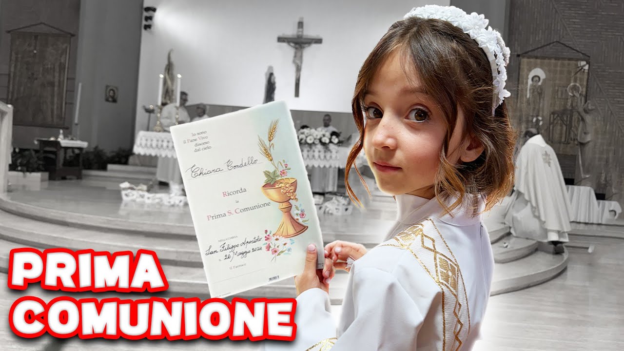 LA PRIMA COMUNIONE DI FIGLIACHIARA! LA FESTA CON TUTTI I NOSTRI AMICI..