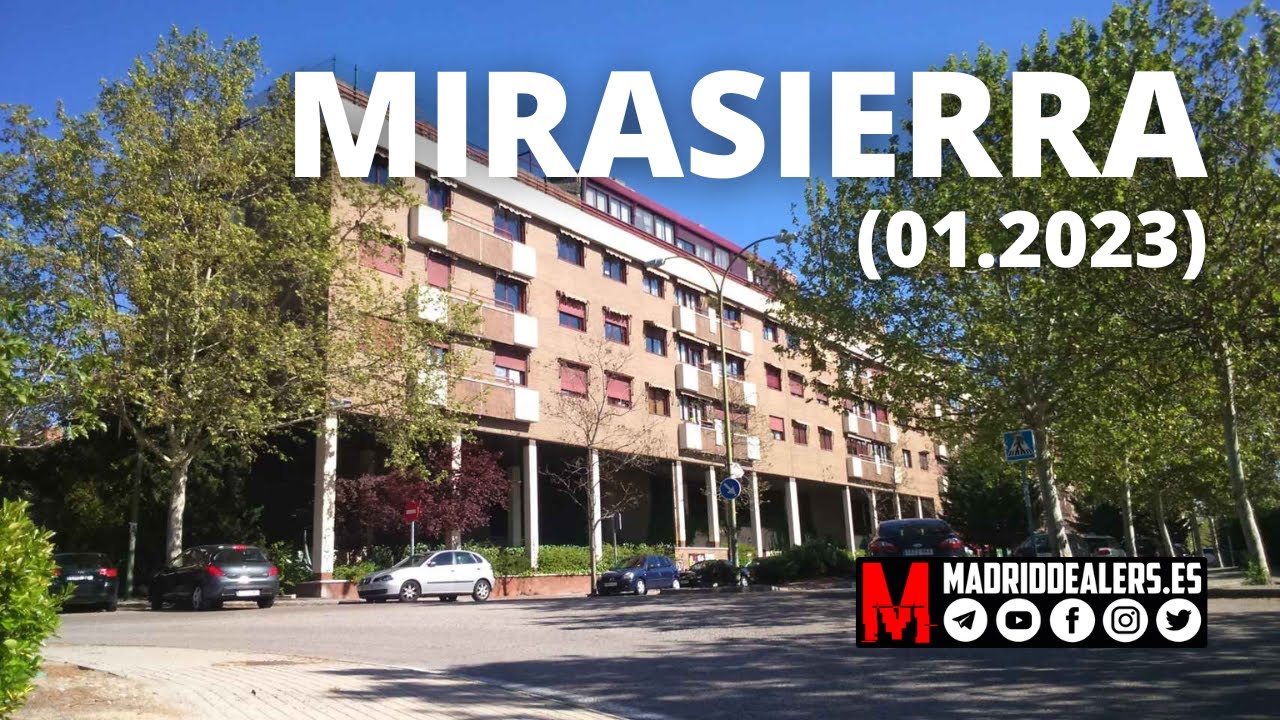 🏘️ Barrio de MIRASIERRA, Madrid (01.2023) | 🚙 De ruta por Madrid (Dashcam Madrid)